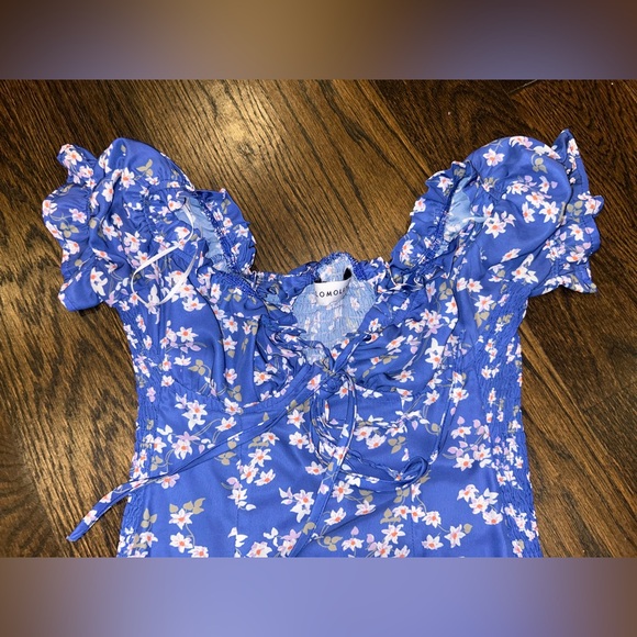 Hello Molly Blue Floral Mini Dress - Picture 2 of 8